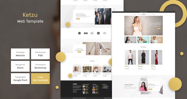 Ketzu fashion store web template