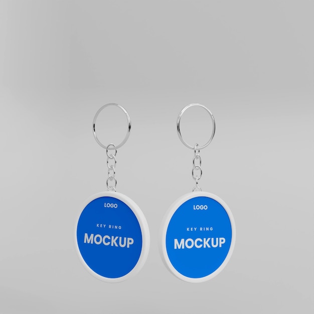 Key RIng 3D Mockup Design