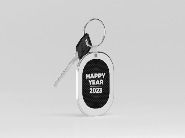 Key ring mockup