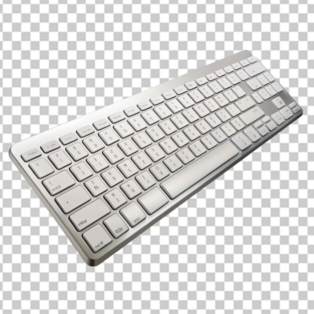 Keyboard isolated on transparent background