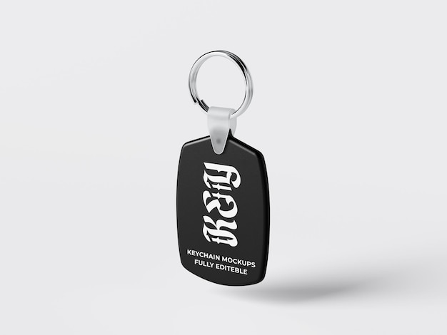 PSD keychains mockups