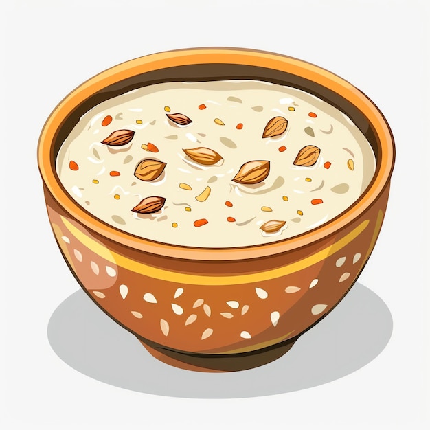 PSD kheer indian illustration