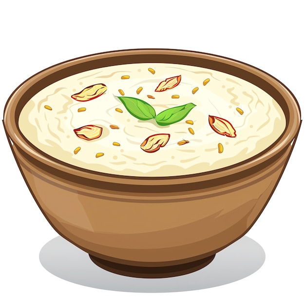 PSD kheer indian illustration