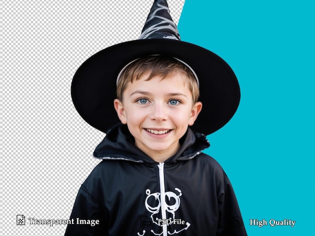 Kid in Halloween Costume Transparent