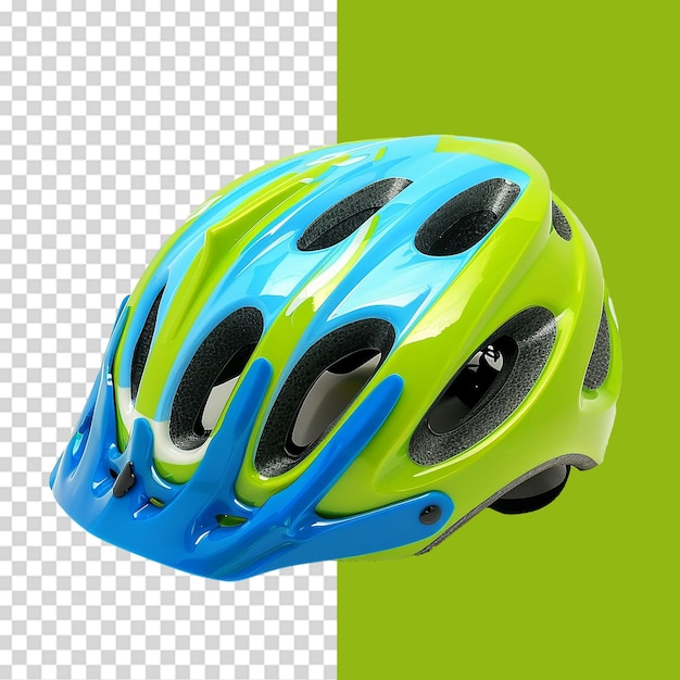 PSD kids bicycle helmet png isolated on transparent background