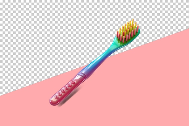 Kids toothbrush. transparent background