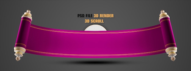 PSD king scroll