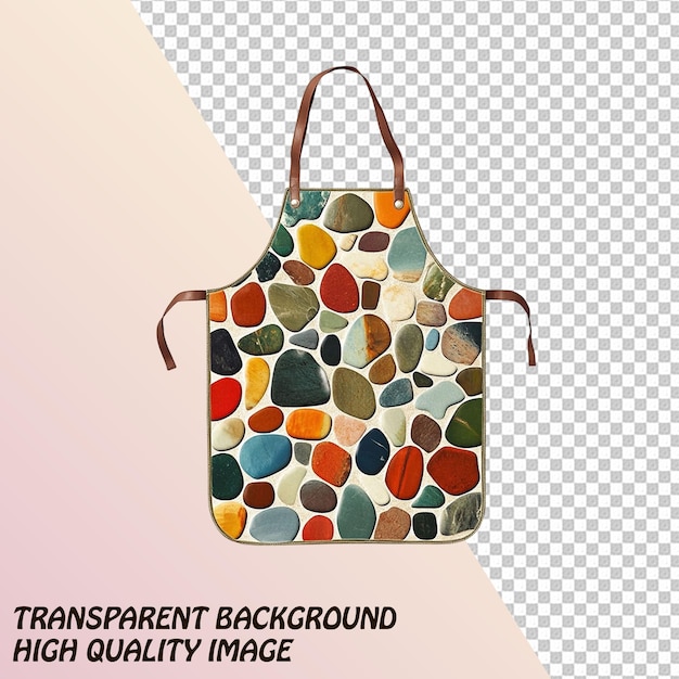 Kitchen Apron for Males and Females Isolated on Transparent Background PSD File