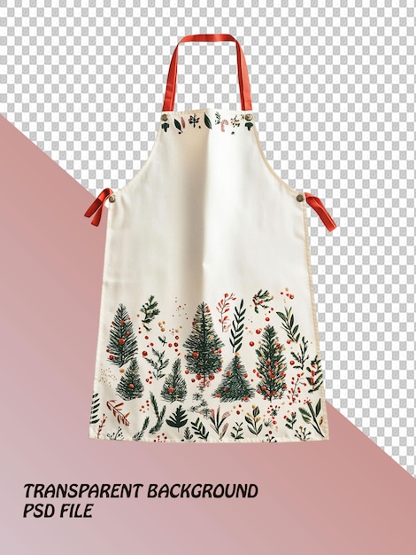 Kitchen Apron on Transparent BAckground