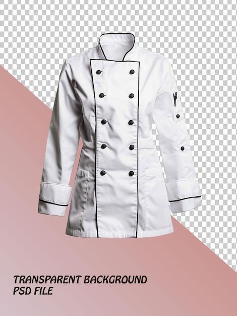 PSD kitchen apron on transparent background