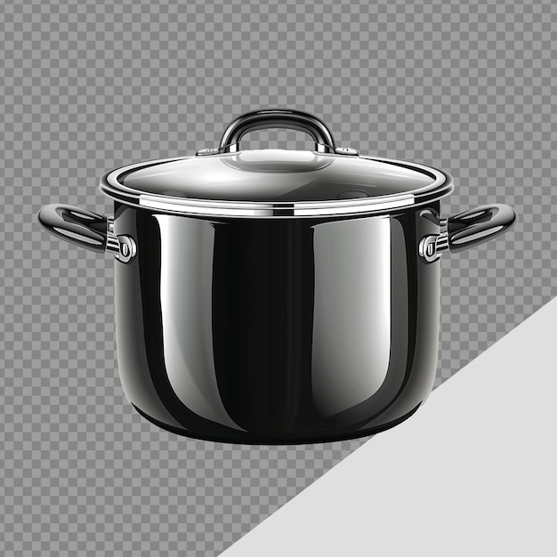 PSD kitchen pot png isolated on transparent background