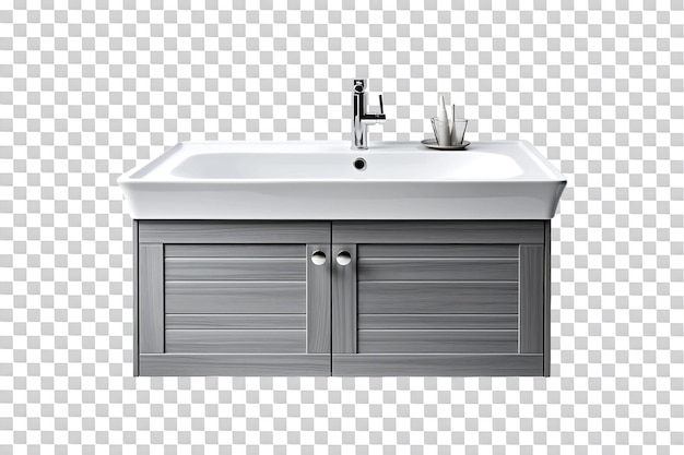 Kitchen Sink Cabinet isolated on transparent background