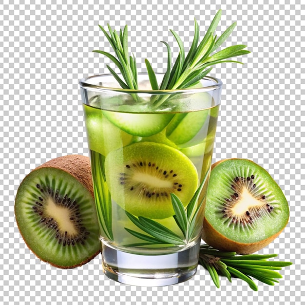 PSD kiwi lemonade with fresh slices