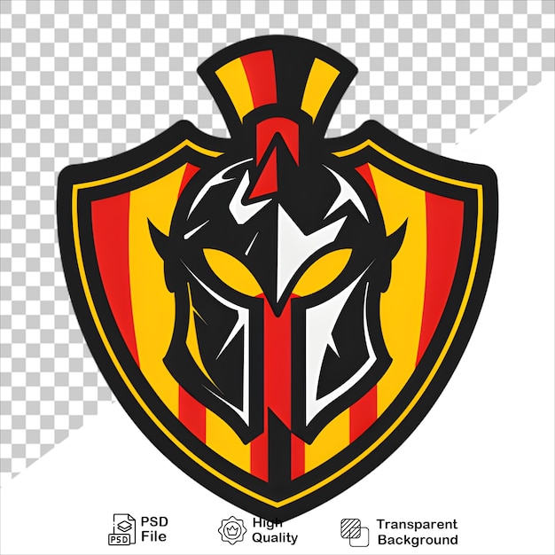 Knight Mascot Logo with Helmet for Branding