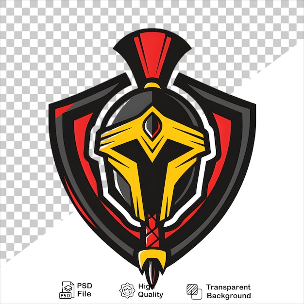 Knight Mascot Logo with Helmet for Branding