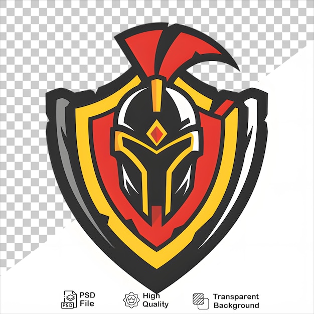 Knight Mascot Logo with Helmet for Branding