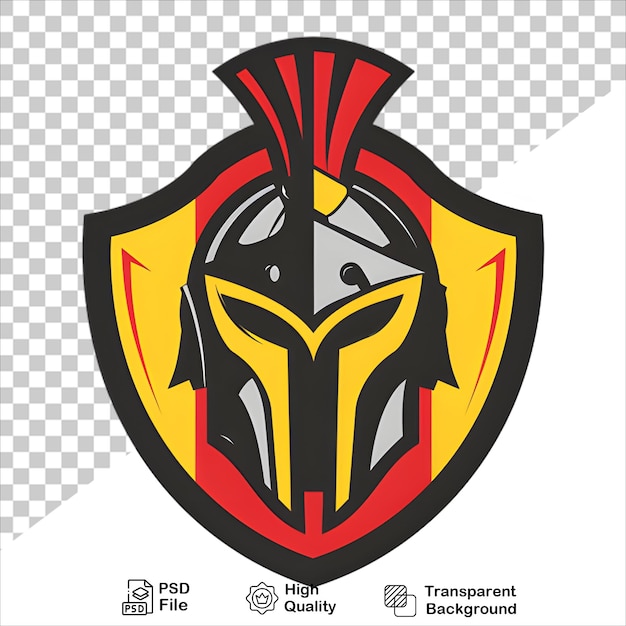 Knight Mascot Logo with Helmet for Branding