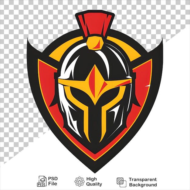 Knight Mascot Logo with Helmet for Branding