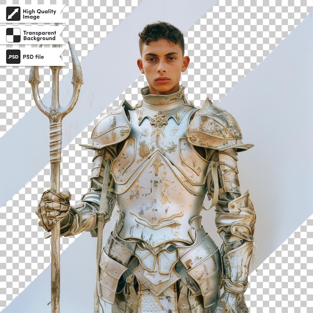 a knight with a sword and shield on it