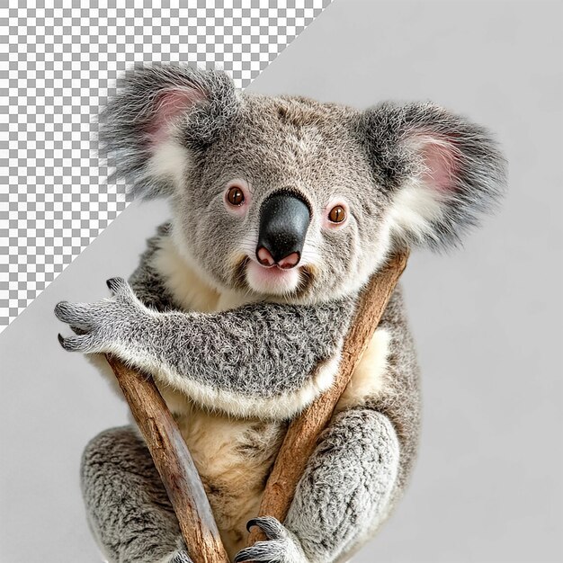 PSD koala animal on transparent background