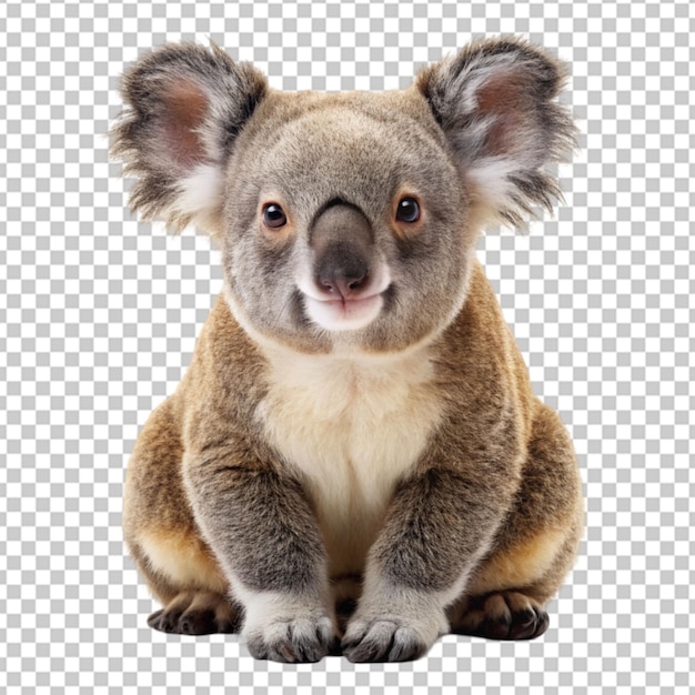 PSD koala transparent background