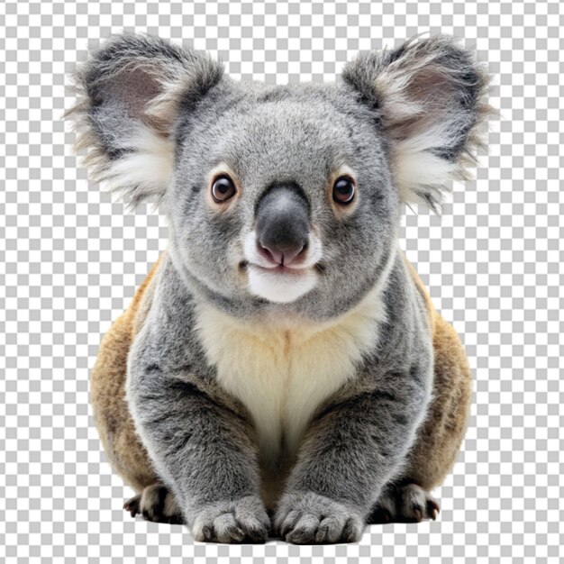 PSD koala transparent background