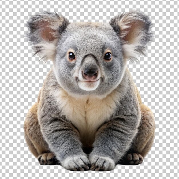 PSD koala transparent background