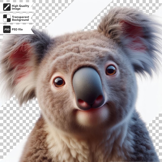 a koala with a picture of a koala on it