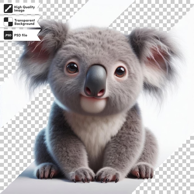 a koala with a sign that says koala on it