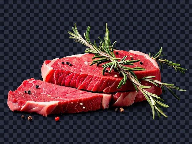 PSD kobe beef isolated on transparent background