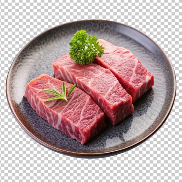 PSD kobe beef wagyu transparent background