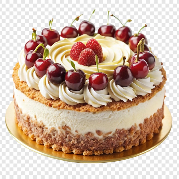 PSD kuchen isolated on transparent background