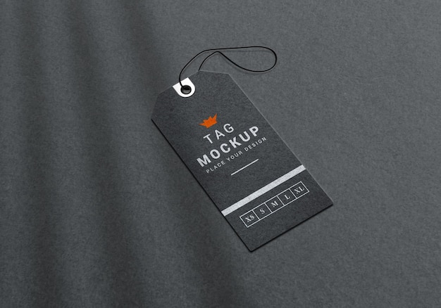 Label Tag Mockup Template