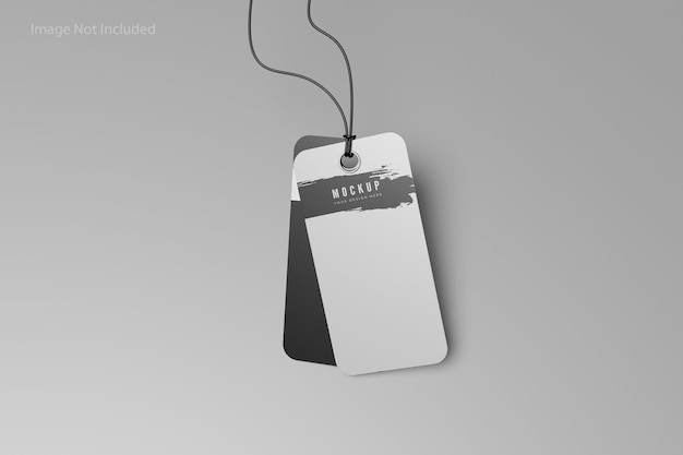 Label tag mockup