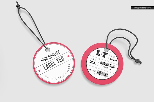 Label tag mockup