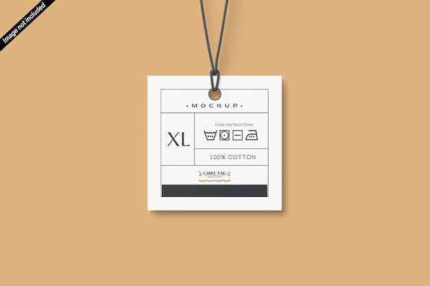 Label Tag Mockup