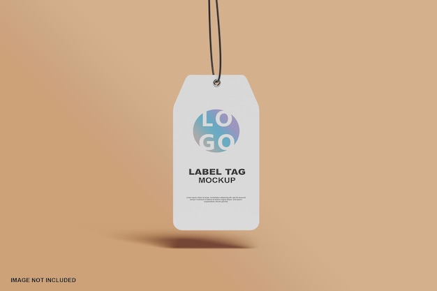 Label tag mockup