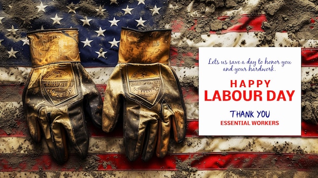 Labor day background celebration social media banner design