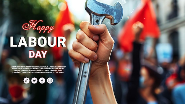 Labour day 01 may design