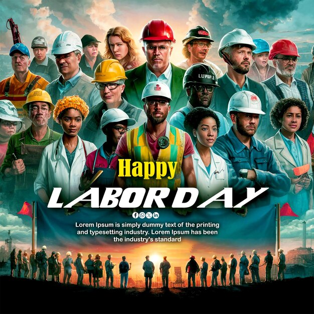 Labour Day Background design