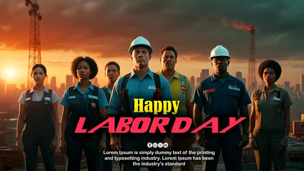 Labour Day Background design