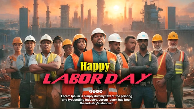 Labour Day Background design