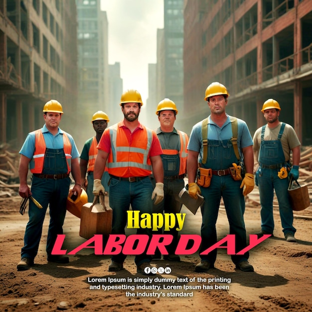 Labour Day Background design