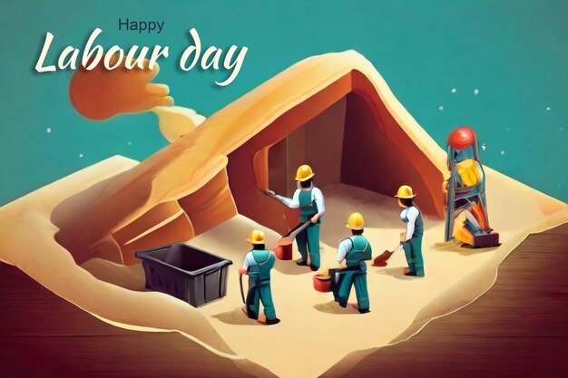 Labour Day Creative PSD Template