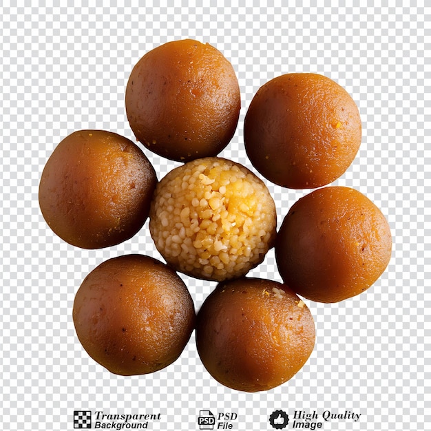 Ladoo isolated on transparent background