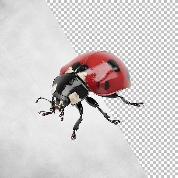 Lady bug Isolated on transparent background