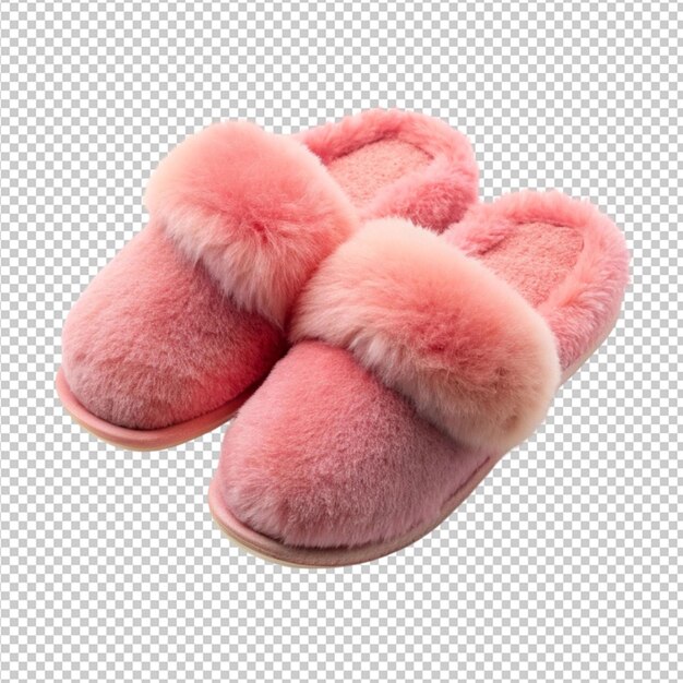 PSD lady pink soft fur slippers