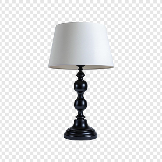 PSD lamp isolated on transparent background