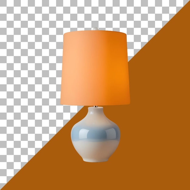 PSD lamp isolated on transparent background