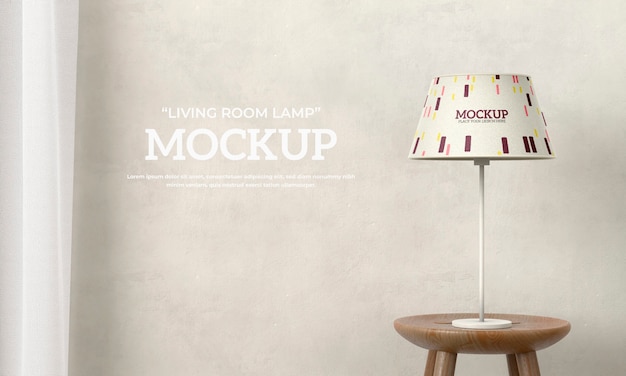 Lamp mock-up design for room decor